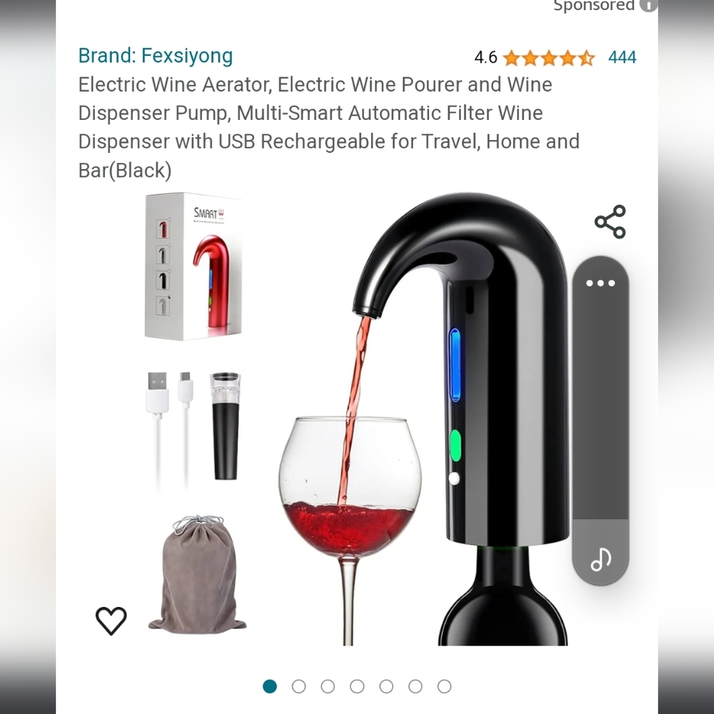 Jifar Multi-Smart Wine Aerator & Dispenser